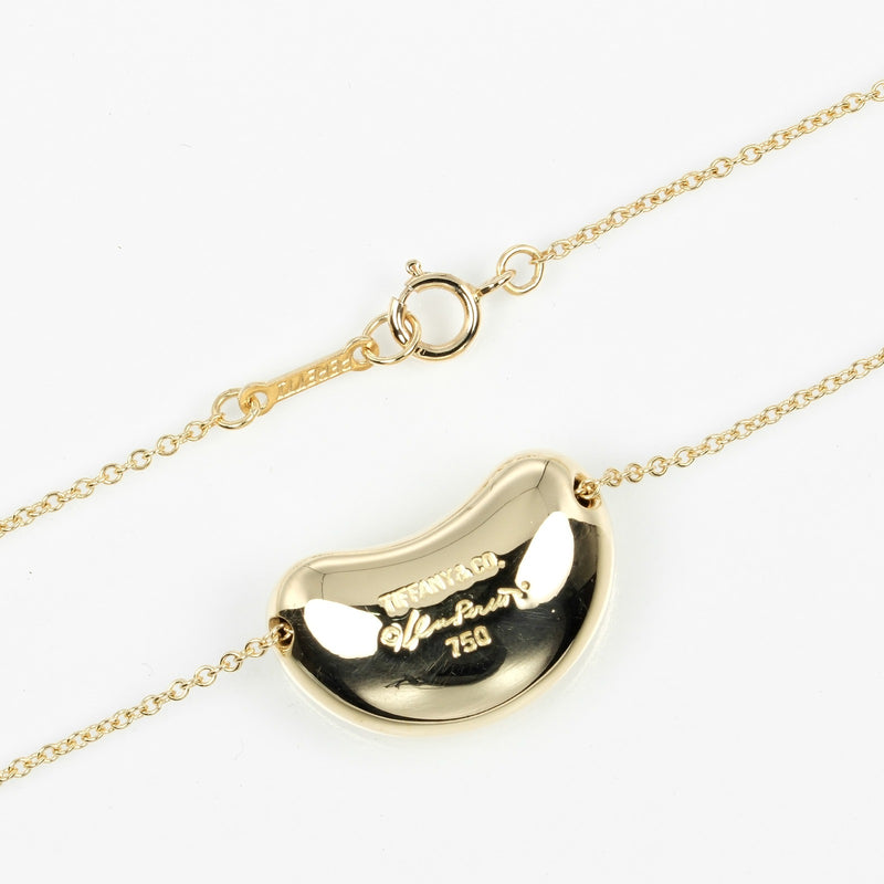 [Tiffany & co.]TIFFANY&Co.
 Bean Necklace
 18KYellow Gold Approximately 6.9g Bean Ladies A Rank