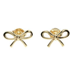 [Tiffany & co.] Tiffany 
 Boucles d'oreilles 
 K18 jaune or environ 2 g de ruban mesdames un rang