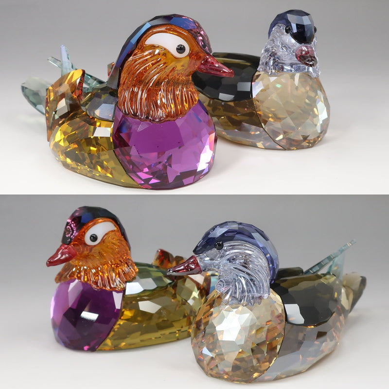 SWAROVSKI】スワロフスキー マンダリンダック ( オシドリ ) トパーズ