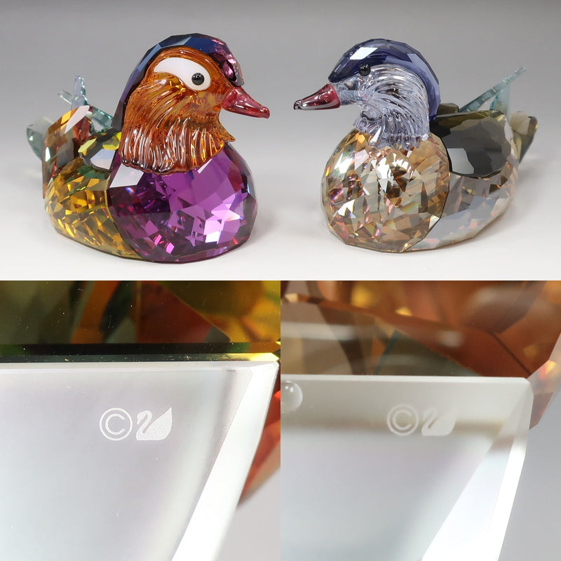 SWAROVSKI】スワロフスキー マンダリンダック ( オシドリ ) トパーズ