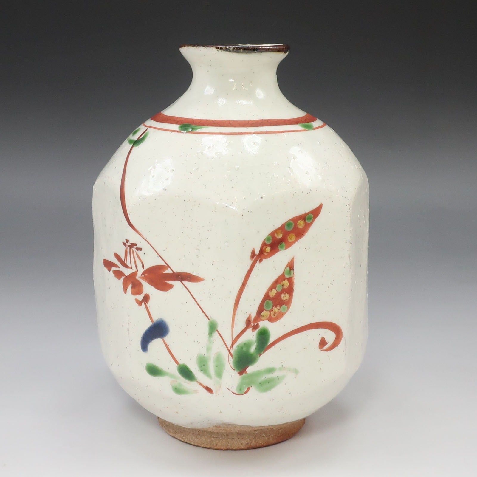 人間国宝 藤本能道 】 造 赤絵徳利 陶磁器 酒器 – NISHIKINO VINTAGE KYOTO