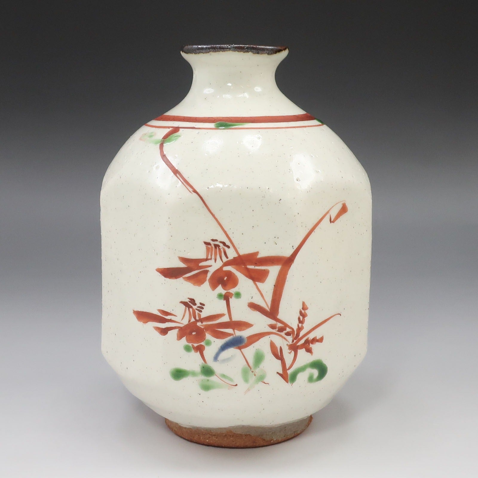 人間国宝 藤本能道 】 造 赤絵徳利 陶磁器 酒器 – NISHIKINO VINTAGE KYOTO
