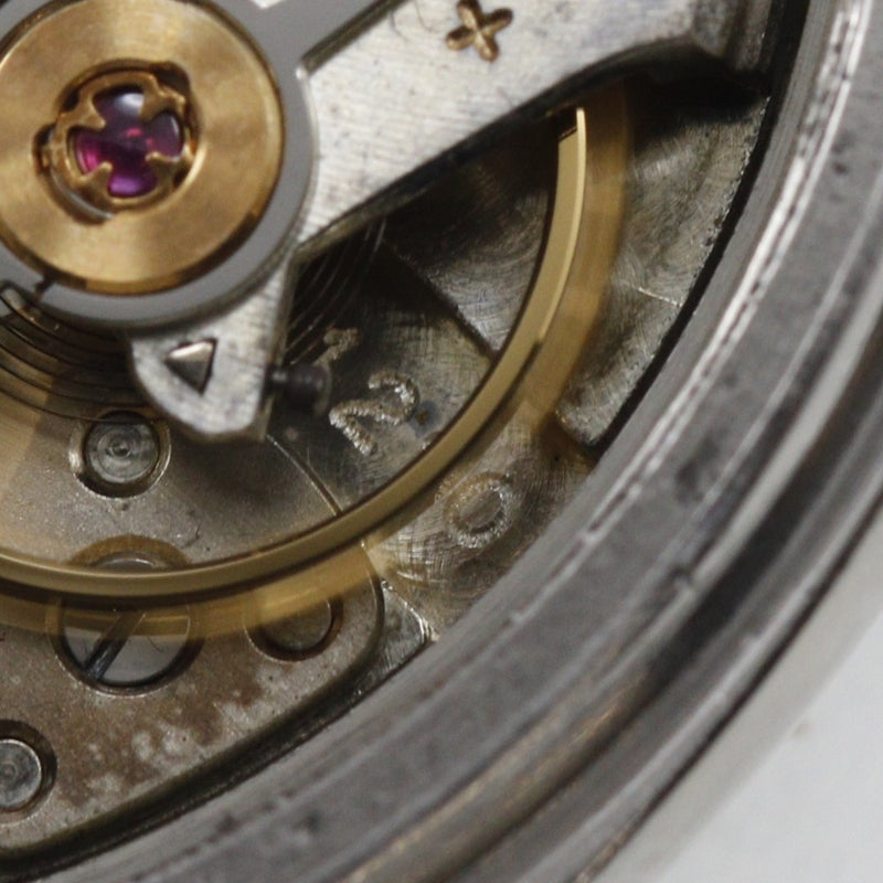 [Rolex] rolex 
 Reloj de Oyster Speed ​​King 
 Prix ​​6430 Acero inoxidable x cocodrilo negro dial negro dial oyster speed rey b-rank
