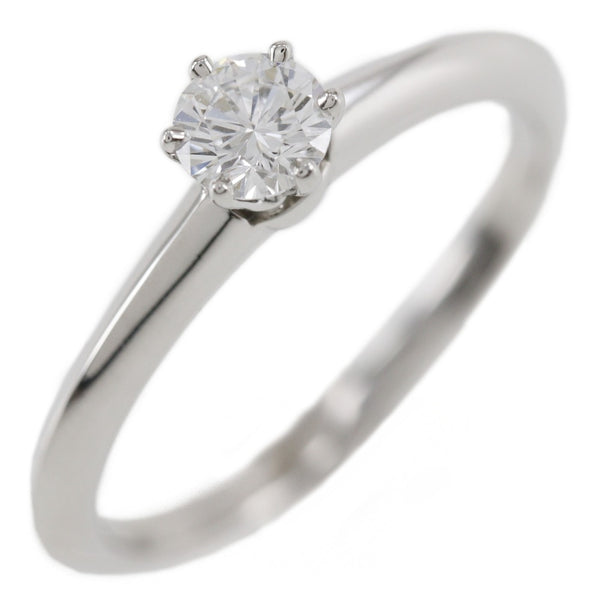 [Tiffany & co.]TIFFANY&Co.
 Solitaire No. 9 Ring
 PT950 Platinum x Diamond 0.25 engraved about 3.2g Solitaire Ladies A rank