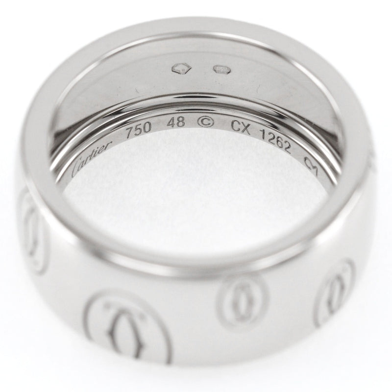 [Cartier] Cartier 
 Happy Bars Di 8.5 Ring
 Large 18KWhite Gold Approximately 8.8g Happy Birthday Ladies A Rank