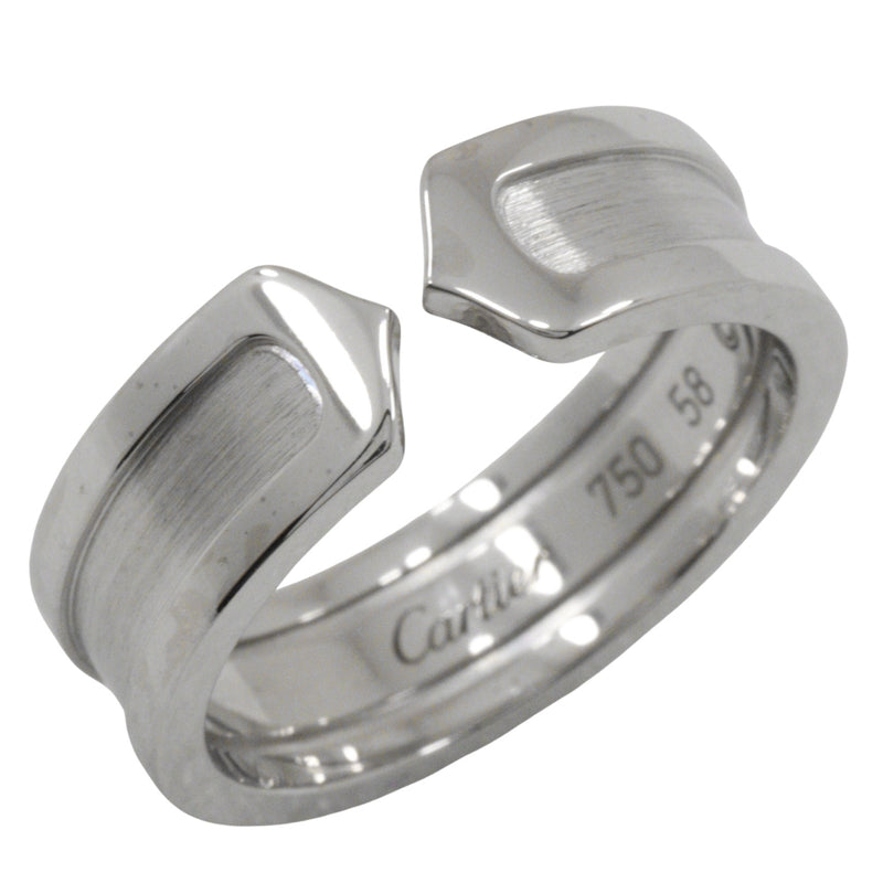 [Cartier] Cartier 
 C2 18 Ring
 2c 18KWhite Gold Approximately 8.8g C2 Unisex A Rank