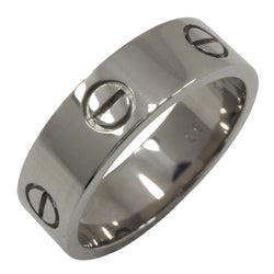 [Cartier] Cartier 
 Love Ring Ring / anillo No. 16 
 18KOro blanco aproximadamente 8.8g anillo de amor unisex un rango