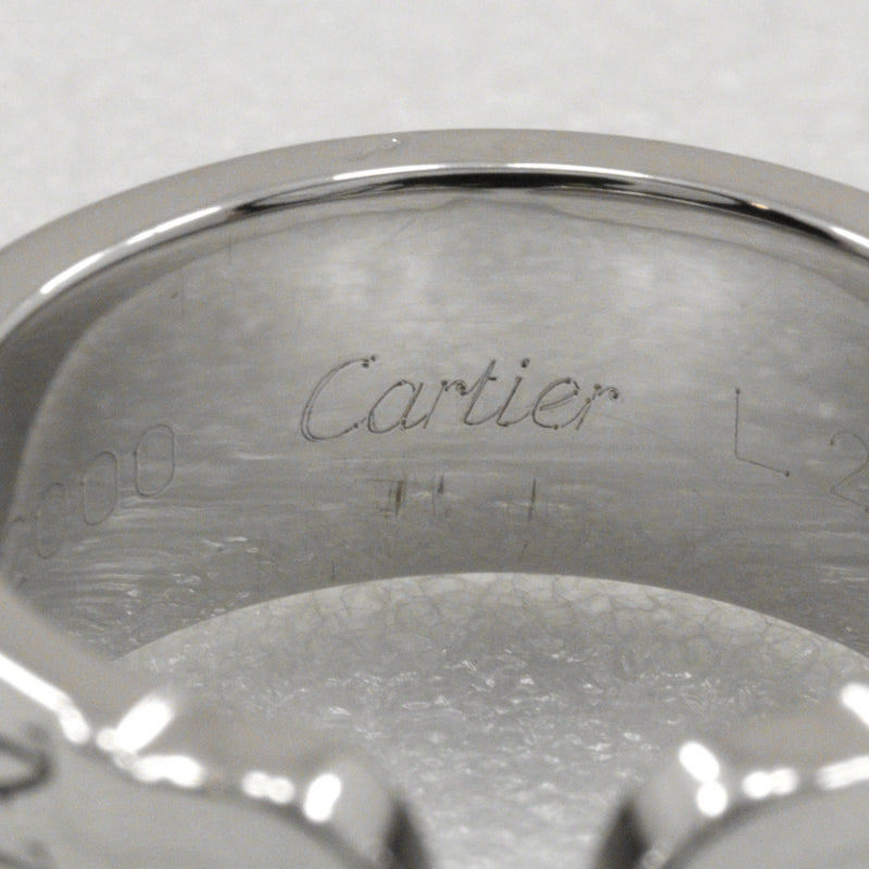 【CARTIER】カルティエ
 C2 ハッピーバースデー 11号 リング・指輪
 2000年クリスマス限定 2C K18ホワイトゴールド 約11.7g C2 Happy Birthday レディースA-ランク