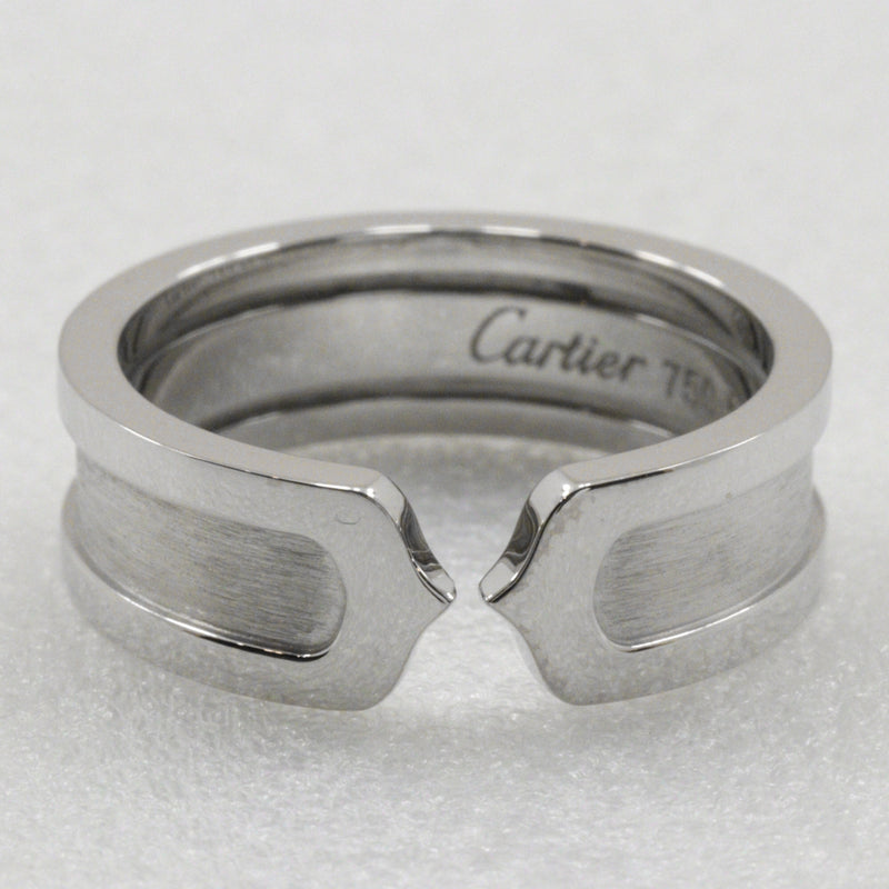 [Cartier] Cartier 
 C2 15 anillo / anillo 
 2C 18KOro blanco aproximadamente 8.4g C2 unisex A-rank