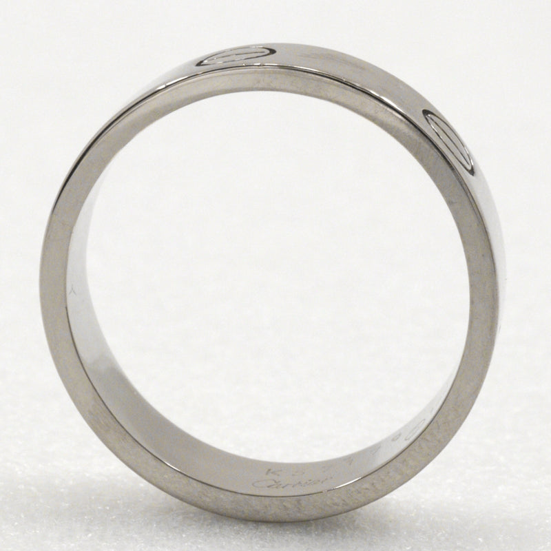 [Cartier] Cartier 
 Love Ring No. 19.5 Ring
 18KWhite Gold Approximately 9.0g Love Ring Men's A-Rank