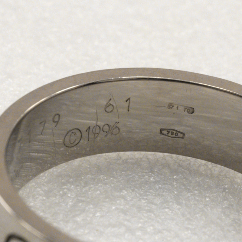 [Cartier] Cartier 
 Love Ring No. 19.5 Ring
 18KWhite Gold Approximately 9.0g Love Ring Men's A-Rank