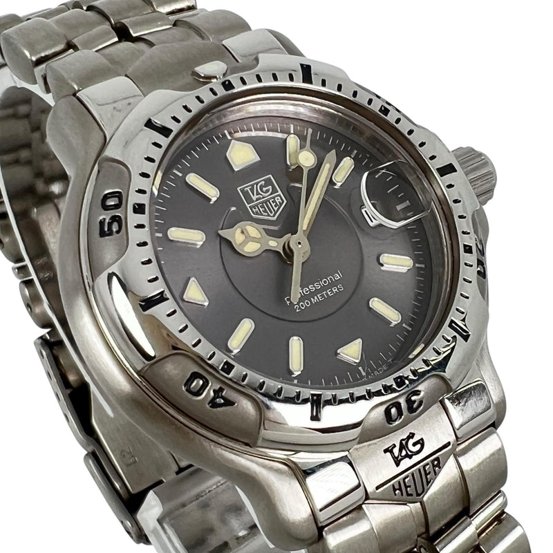 [TAG HEUER] Tag Heuer 
 relojes profesionales 
 WH1312-K1 Acero inoxidable Plata Cuarzo Pantalla analógica Esfera gris Profesional Damas Rango A