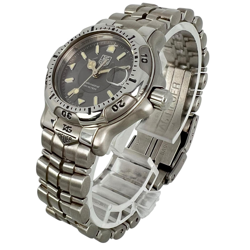 [TAG HEUER] Tag Heuer 
 relojes profesionales 
 WH1312-K1 Acero inoxidable Plata Cuarzo Pantalla analógica Esfera gris Profesional Damas Rango A