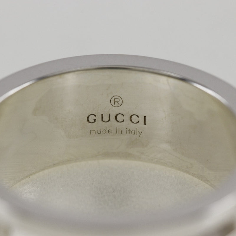 【GUCCI】グッチ
 ブランデッド G 15.5号 リング・指輪
 シルバー925 約8.1g Branded G ユニセックス