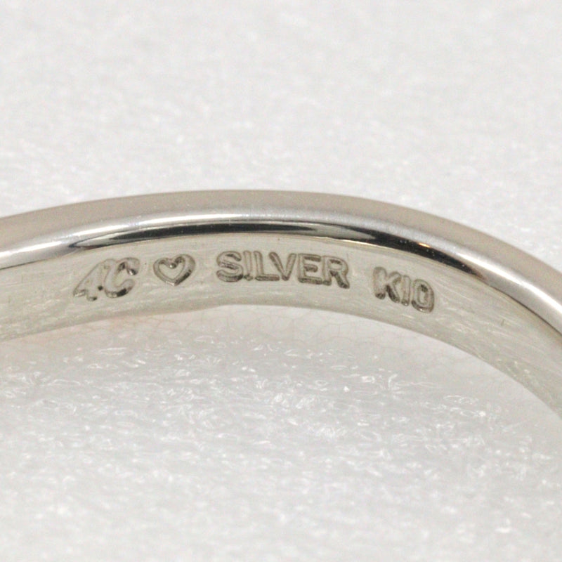 [4 ℃] yondusi 크기 8 링 실버 x K10 핑크 골드 약. 2.1g 여성 A 순위