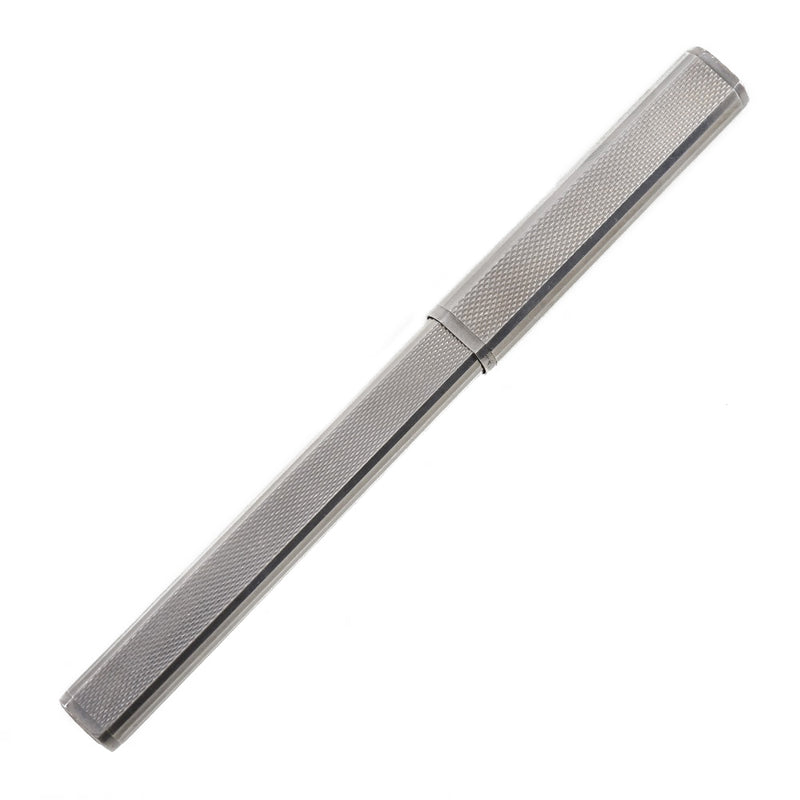 [Dunhill] Dunhill Dress Fountain Pen Pen consejo 14k (585) Utensilios de escritura Silver Silver 925 Dress_