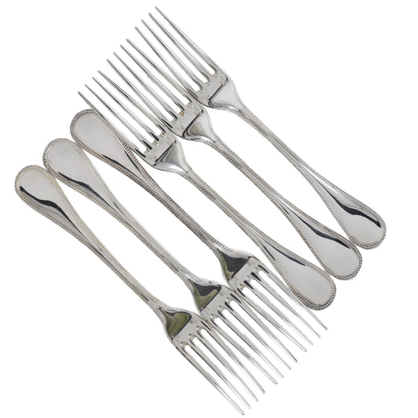 美品 クリストフル パール テーブルナイフ テーブルフォーク 12点 美品 クリストフル パール テーブルナイフ テーブルフォーク 12