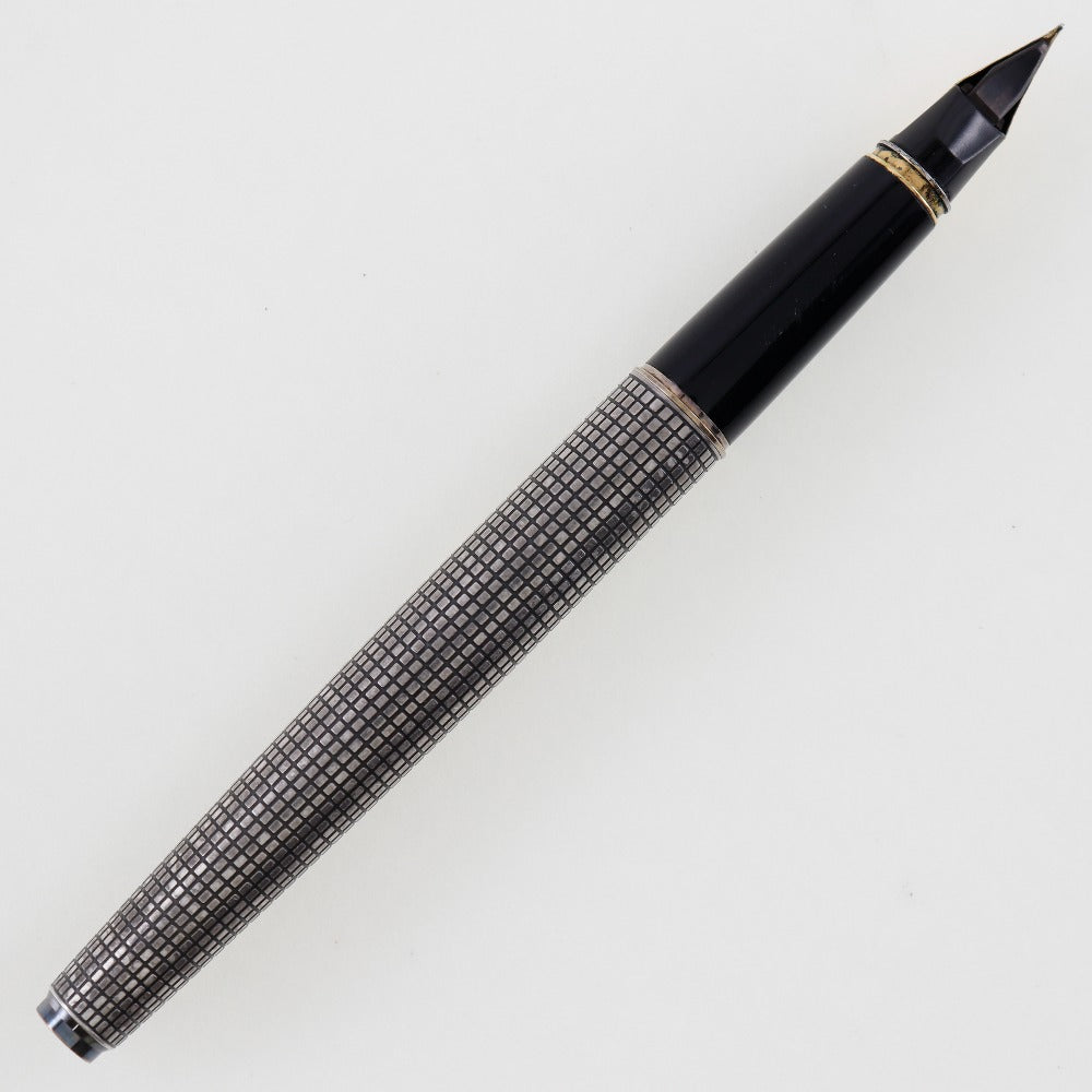 PILOT】パイロット 格子柄 万年筆 ペン先 18K(750) 筆記用具 ステーショナリー スターリングシルバー Grid patter –  KYOTO NISHIKINO