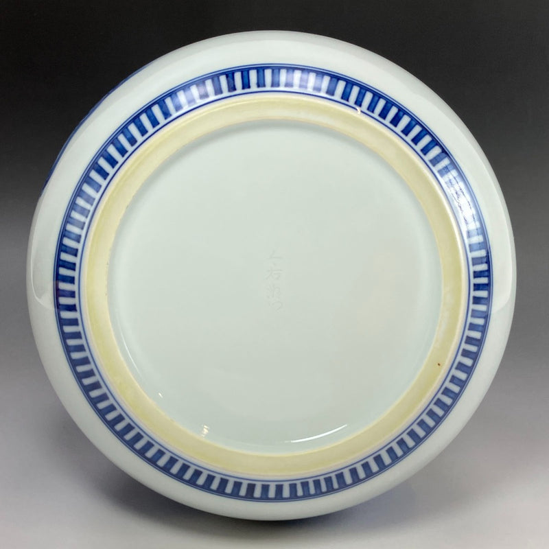 【ARITA】有田焼 十二代 今泉今右衛門 作 色鍋島宝絵水指 陶磁器 _ 食器 ARITA】有田焼 十二代 今泉今右衛門 作 色鍋島宝絵水指 食器