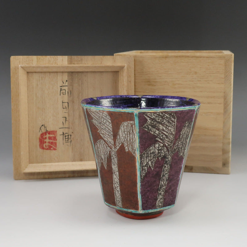 前田正博 造 色絵金銀彩面取湯呑 陶磁器 茶道具 – NISHIKINO VINTAGE KYOTO