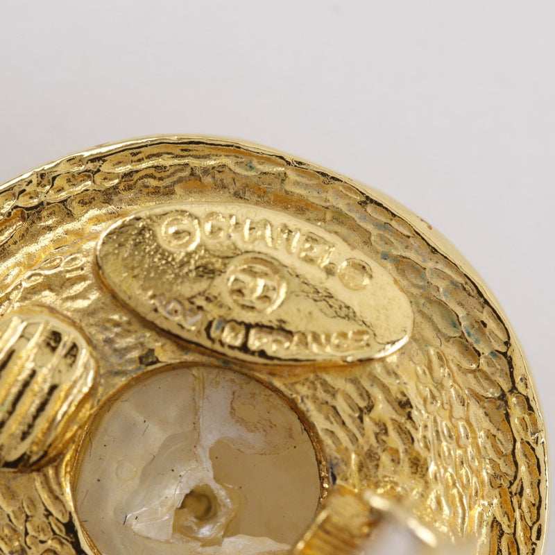 [CHANEL] Pendientes redondos con logo de Chanel