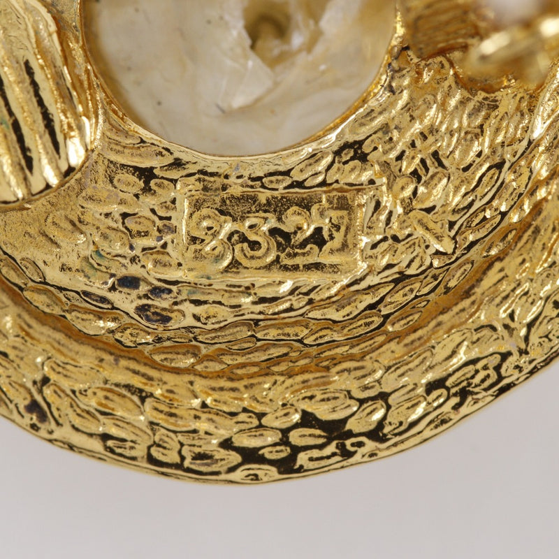 [CHANEL] Pendientes redondos con logo de Chanel