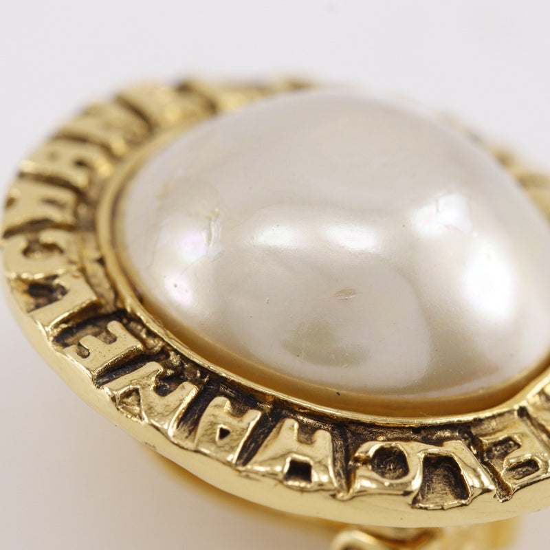 [CHANEL] Pendientes redondos con logo de Chanel