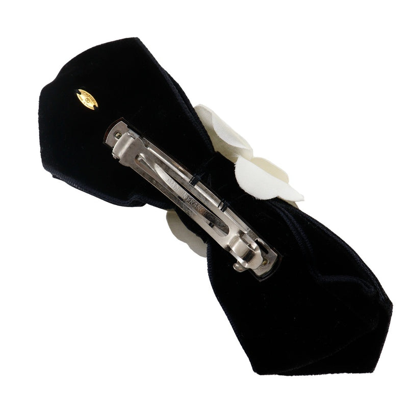 【CHANEL】シャネル カメリアリボン バレッタ