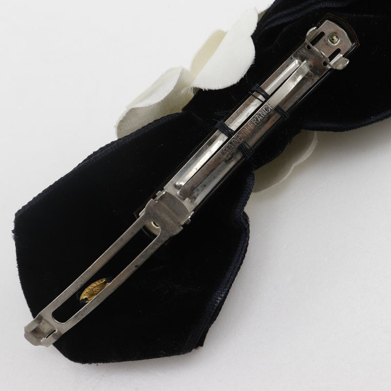 【CHANEL】シャネル カメリアリボン バレッタ