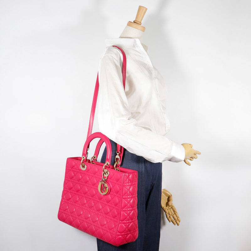 [Dior] Christian Dior Lady Dior bolso grande