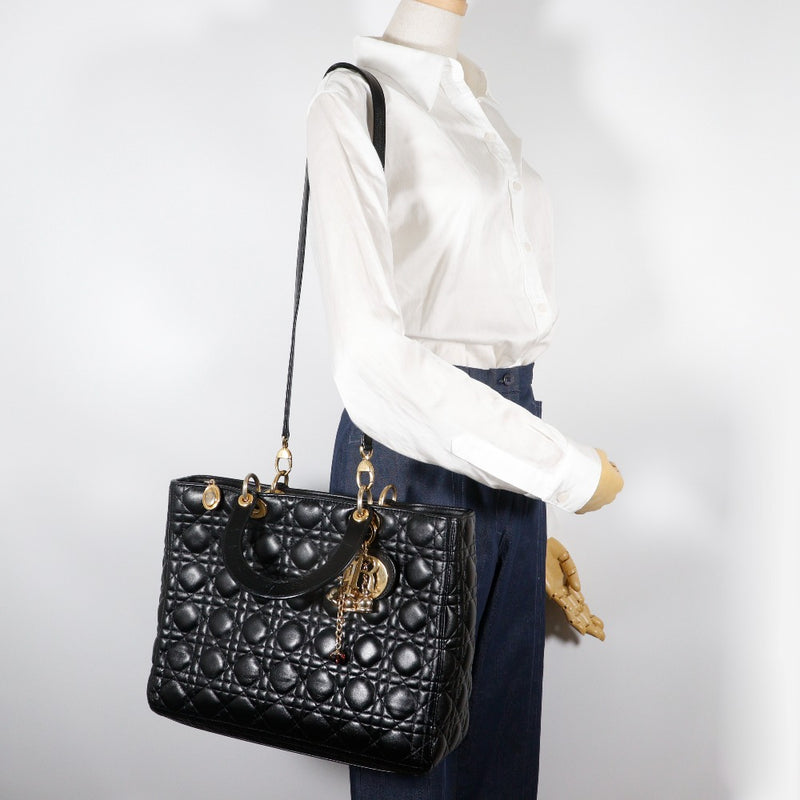 [Dior] Christian Dior Lady Dior bolso grande