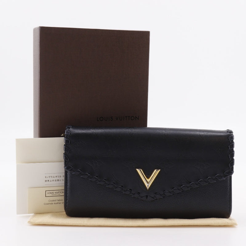★美品★　ルイヴィトン　モノグラム　ポルトフォイユ　ヴェリー　長財布　黒 ルイヴィトン 財布 モノグラム レディース LOUIS VUITTON 財布