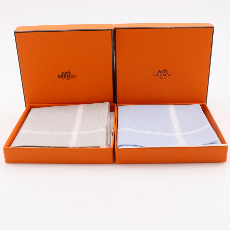 【HERMES】エルメス ジャガードH ハンカチ