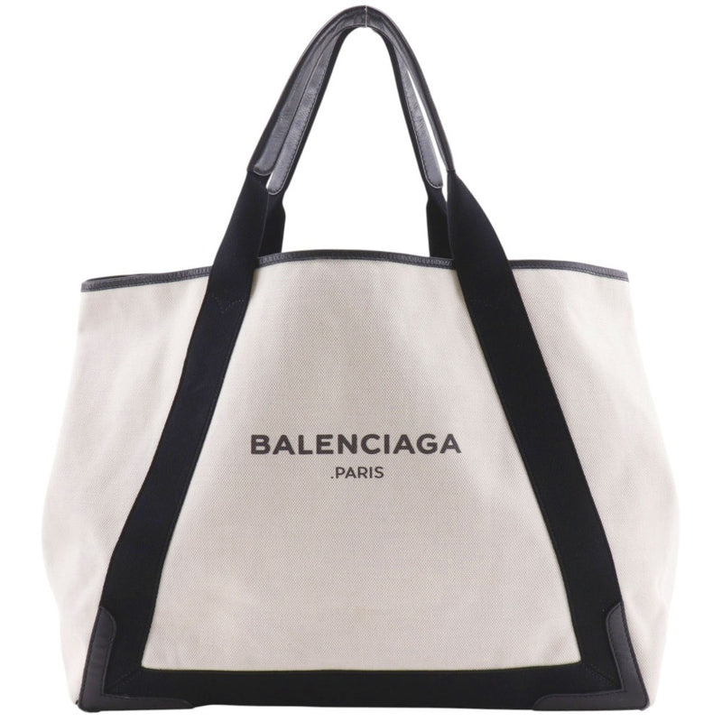 【BALENCIAGA】バレンシアガ ネイビーカバスM トートバッグ
 339936