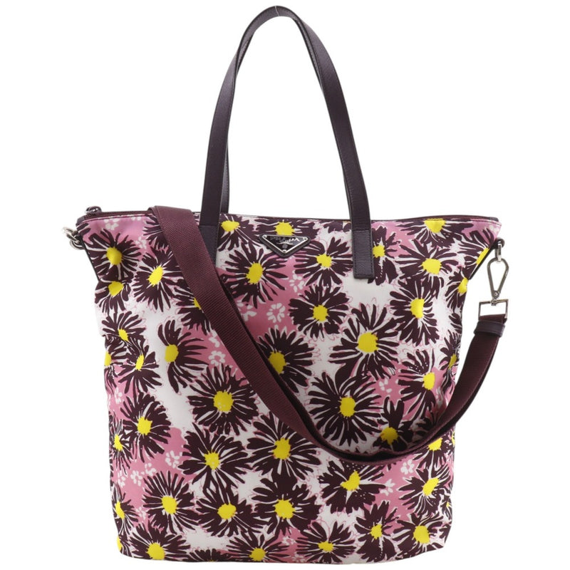 【PRADA】プラダ フラワー トートバッグ
 B4696F