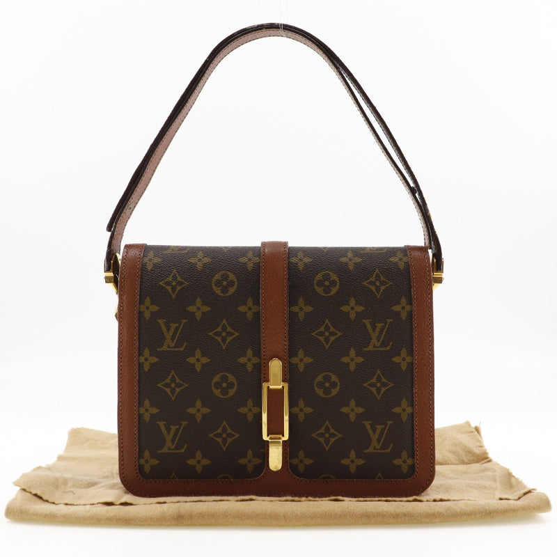 【LOUIS VUITTON】ルイ・ヴィトン
 ロンポアン ショルダーバッグ
 ヴィンテージ M51412 モノグラムキャンバス 茶 肩掛け A5 フラップ Ronpoan レディース