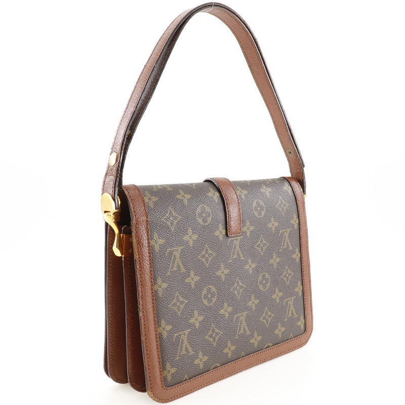 [Louis Vuitton]LOUIS VUITTON Ronpoan Shoulder Bag Vintage M51412 Monogram Canvas Brown Shoulder A5 flap Ronpoan Ladies