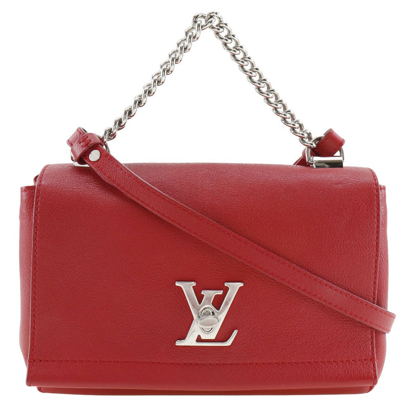 [Louis Vuitton] Louis Vuitton Rock Me BB Sac à épaule 2WAY M51202 CALF RUBY RED DU0197 ENCRAVED Diagonal Turn Lock Rock Me BB Ladies A-Rank