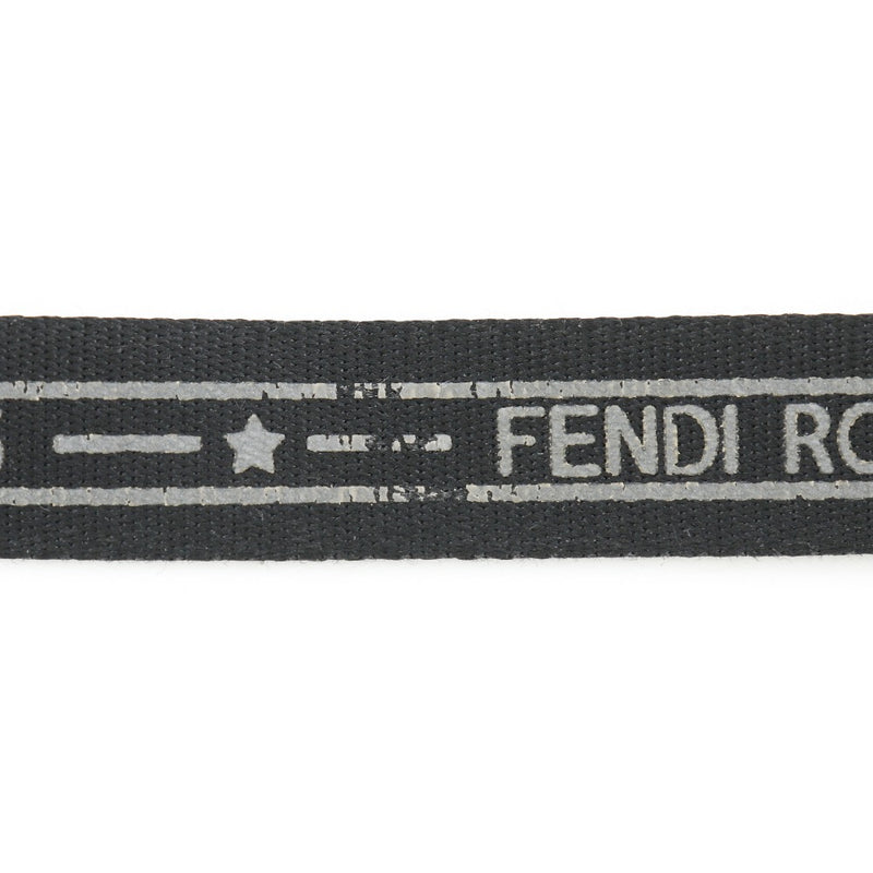 [Fendi] Fendi Pecan Stripe West Bag Body Bag 7VA446 Nylon Canvas Tea Fastener Pecan Stripe Unisex