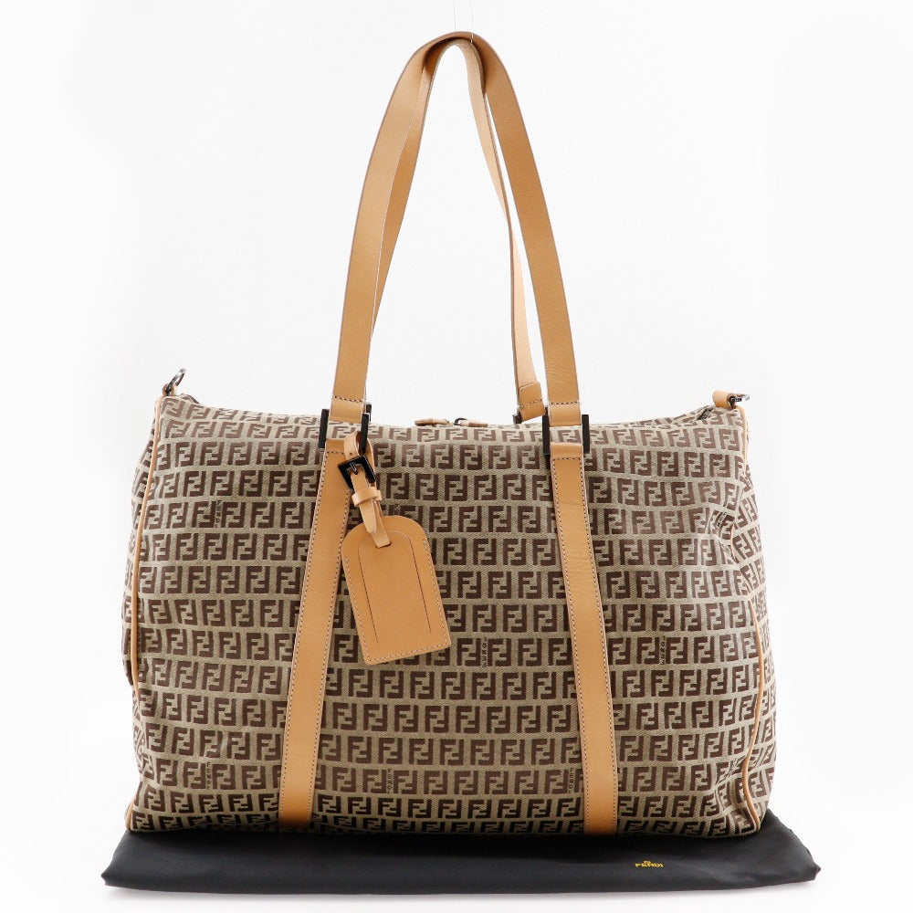 アンジュムページ FENDI Zucchino Canvas Hand Bag Navy Silver Auth 118049 | eBay