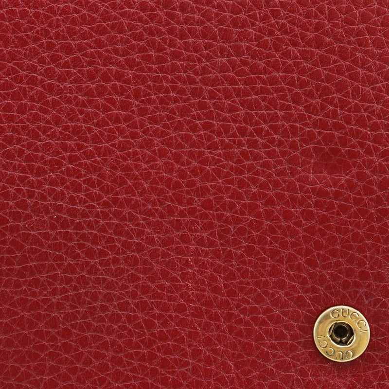 [GUCCI] GUCCI GG Marmont Chain Wallet 2WAY CRUTTUX 401232 CALF RED SNAP Button GG Marmont Ladies A-Rank