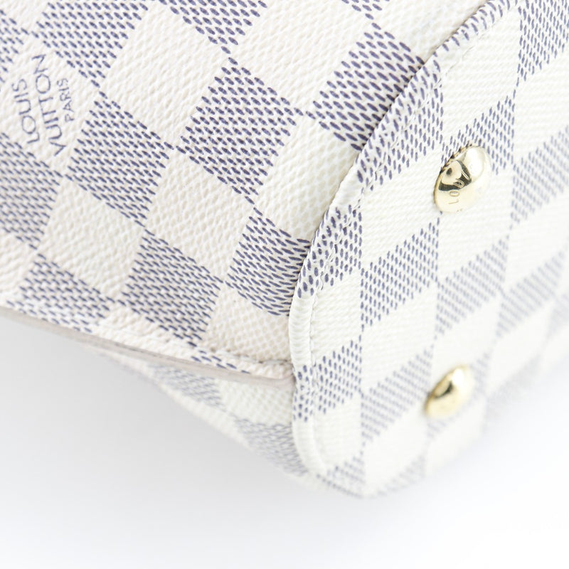 [路易威登]LOUIS VUITTON Giroratta手提包2Way肩N41579 Damier Eizur帆布玫瑰芭蕾舞女演员白色GI1178邮票肩膀手露头