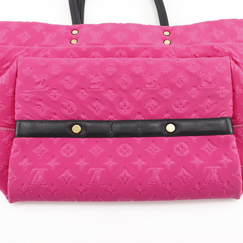 [Louis Vuitton] Louis Vuitton Scuba MM Tote Bag 2009 Cruise Line M92802 × Micro Fiber Fuchsha Pink RC4058 Gravure épaule Grave