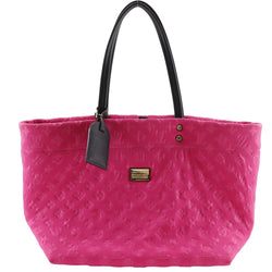 [Louis Vuitton] Louis Vuitton Scuba MM Tote Bag 2009 Cruise Line M92802 × Micro Fiber Fuchsha Pink RC4058 Gravure épaule Grave