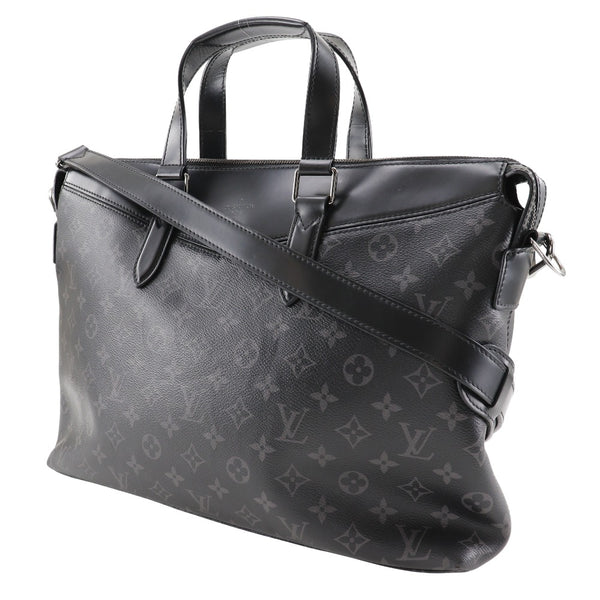 [Louis Vuitton] Louis Vuitton Explorer Business Bag 2ways épaule M40566 × Monogramme Eclipse Canvas Black Diagonal Spower Handlord 2way A4 Double Zipper Explorer Men's