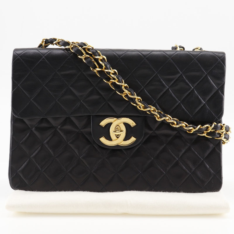 [Chanel] Bolsa de hombro de la cadena de Chanel DecaMatelasse Cadena de doble cadena Lambbs Diagonal Diagonal giran cadena de bloqueo de bloqueo Damas a+rango