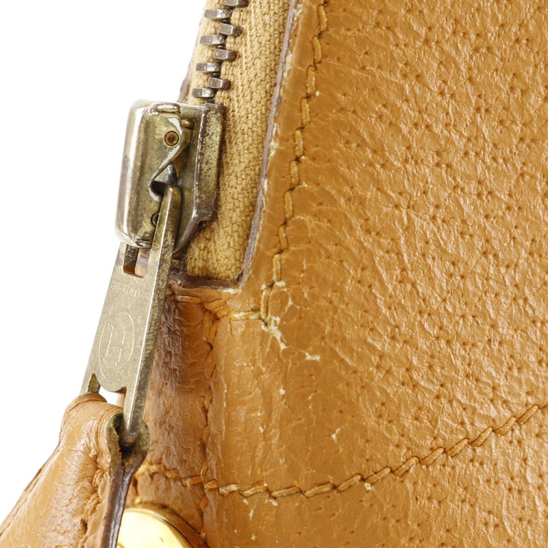 [HERMES] Hermes Breeed 31 Handbag Calfskin Camel/GoldHardware 〇X engraved handbag A5 Fastener BOLIDE31 Ladies