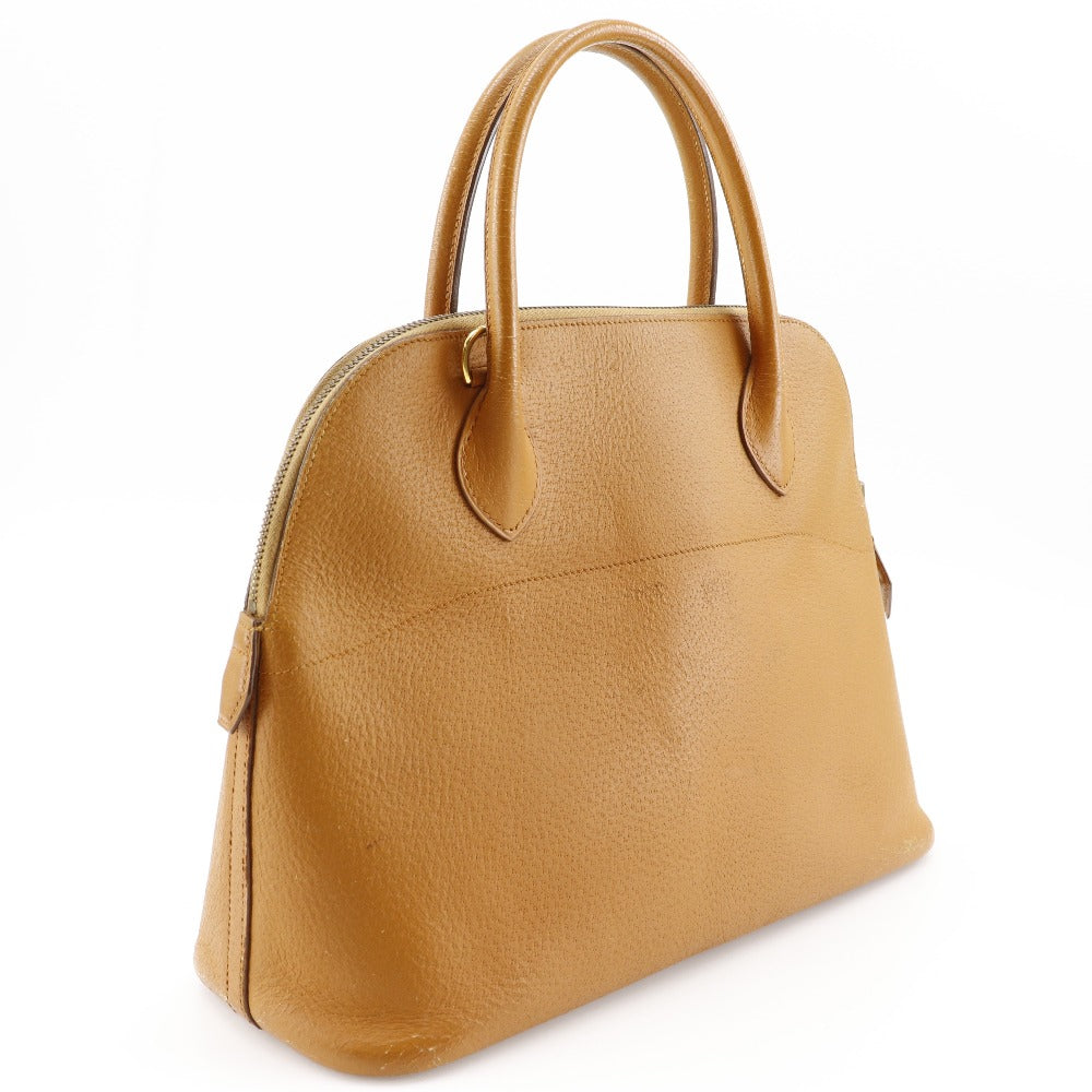 HERMES】エルメス ボリード31 ハンドバッグ カーフ キャメル/ゴールド
