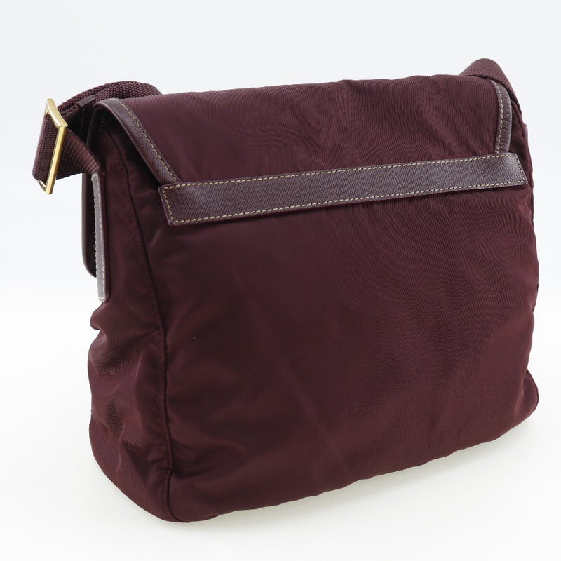 [PRADA] PRADA BAG BAG NYLON BORDEAUX DIAGEAL BELLE BELLE DE CEINTURE