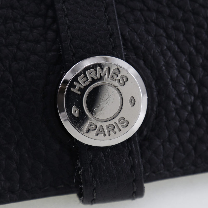 [HERMES] Hermes Dogon GM Purse Togo black/SilverHardware □ R engraved beltHardware DOGON GM Unisex